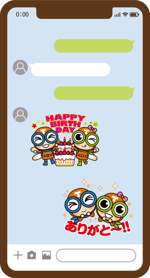LINEスタンプスマートフォン